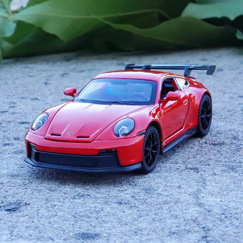 1:32 911 GT3 RS Alloy Die Cast Toy Car Model Sound and Light Children's Toy Collectibles Birthday gift