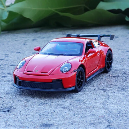 1:32 911 GT3 RS Alloy Die Cast Toy Car Model Sound and Light Children's Toy Collectibles Birthday gift