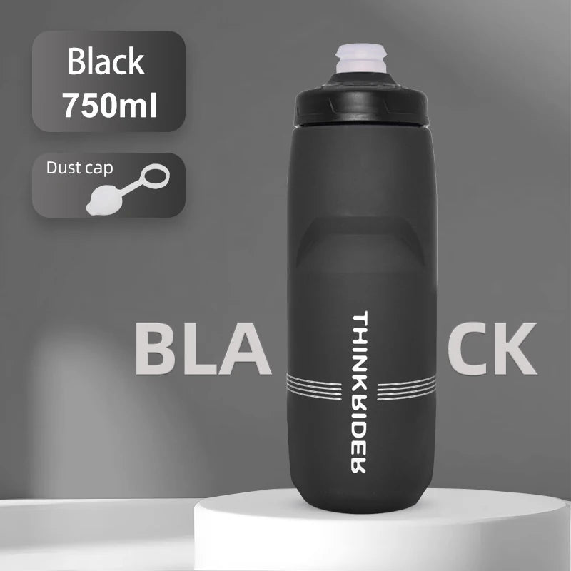 ThinkRider Bicycle Bottle MTB Road Bike Water Bottle Outdoor Sports Plastic Portable Large Capacity Drink Cycling Water Bottle