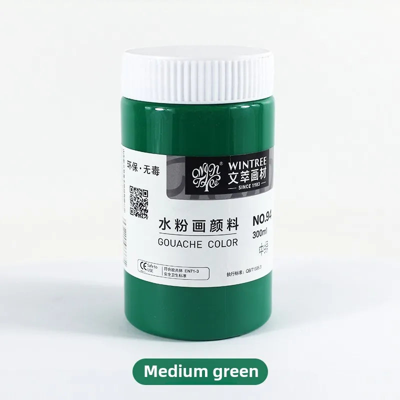 Gouache Paint Super Gouache Color 300ml Single Pack Art Class Non-toxic Beginner Pigment Art Student Special Large Bottle