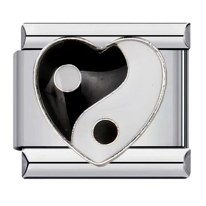 2025 Fashion Love and Romance Modular Italian Charm Links Fit 9mm Stainless Steel Elastic Bracelet Women DIY Jewelry