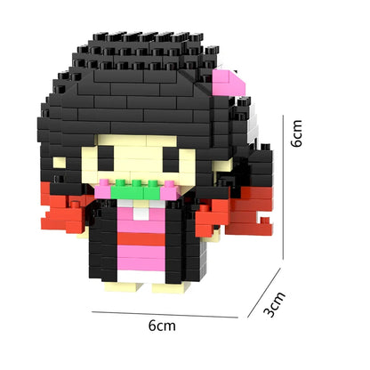 26 Styles New Cartoon Anime Building Blocks  Mini Cute Miniature Bricks Ornaments Small Particle Children's Toys