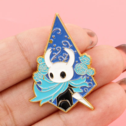 Cool Game Knight Enamel Pin Cartoon Villain Brooches Woman Men Backpack Accessories Bags Badge Fashion Lapel Jewelry Kids Gift