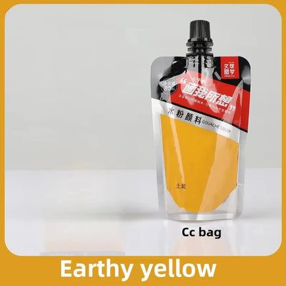 Gouache Pigment Pack Gouache Refill Jelly Pigment Art Students Special Beginners Children's Non-Toxic Super Gouache 80ml