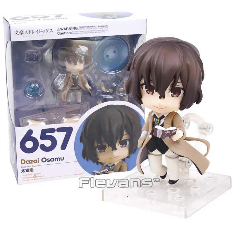 1191 Ryunosuke Akutagawa 676 Nakahara Chuya 657 Dazai Osamu PVC Action Figure Toy Anime Q Figurine Model Doll
