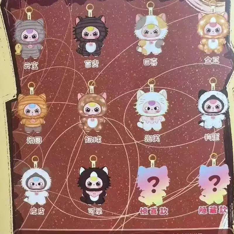 Hot New Baby Three Whose Cat Am I Series Surprise Blind Box Room Decoration Ornaments Backpack Pendant Gift