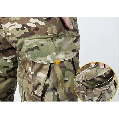 Versatile Men's Tactical Pants, Combat Trousers with Knee Pads, Camo Cargo Sport Pants for Hunting and Hiking( Not knee pads)