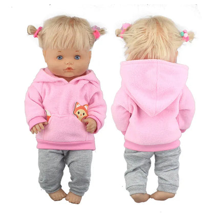 Lovely Suit For 42cm Famosa Nenuco Doll 17 Inches Baby Girl Doll Clothes And Accessories