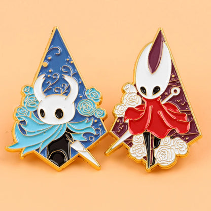 Cool Game Knight Enamel Pin Cartoon Villain Brooches Woman Men Backpack Accessories Bags Badge Fashion Lapel Jewelry Kids Gift