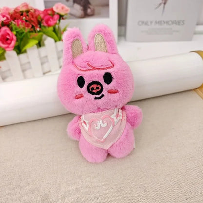 SKZOO Keychain Plush Stray Kids Plush SKZ Doll Wolf Plush Toy  Seoul FM Week Same Cloak Doll Magic School Children Birthday Gift
