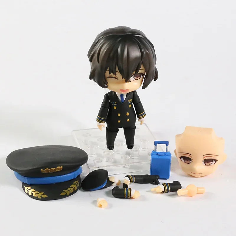 1191 Ryunosuke Akutagawa 676 Nakahara Chuya 657 Dazai Osamu PVC Action Figure Toy Anime Q Figurine Model Doll