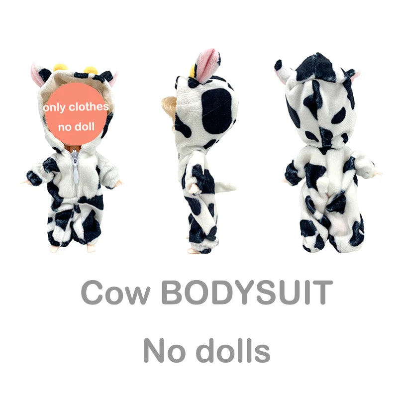 Kawaii Pocket Mini BJD Doll 10Cm Ob11 Dolls Clothes Outfit Dress Surprise 1/12 Baby Bjd Dolls Figure Toys Accesso for Girls Gift